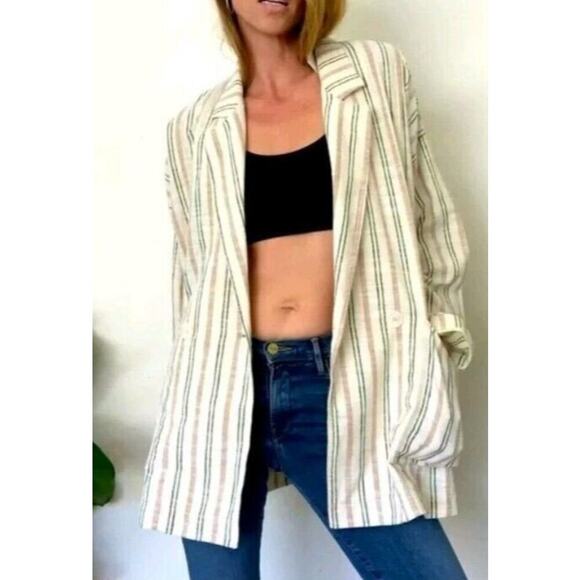 Maeve by Anthropologie Jackets & Blazers - Maeve Anthropologie Sz XS Danielle Blazer Cotton Oversized Casual Boho Classic